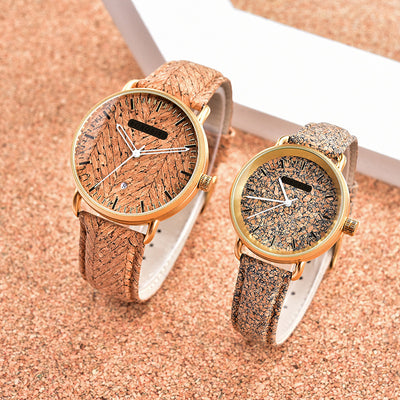 Reloj de Pareja con Diseño Madera Natural - Casual y Elegante - Image 4