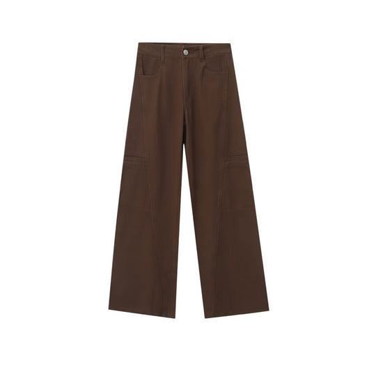 Pantalones Vaqueros Rectos de Talle Medio para Mujer - Corte Ancho Verano - Image 5