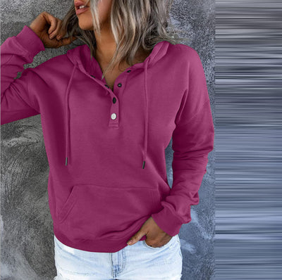 Suéter Hoodie con Ojetes Frontales para Mujer - Image 13