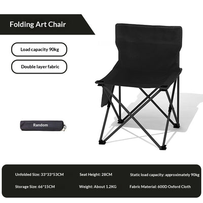 Juego de Mesa y Silla Plegable con Respaldo para Camping - Image 3