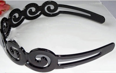Diadema de Moño con Efecto Spray Negro para Mujer - Image 12