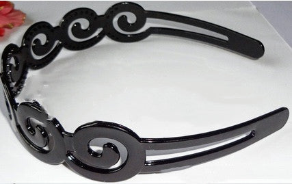 Diadema de Moño con Efecto Spray Negro para Mujer - Image 12