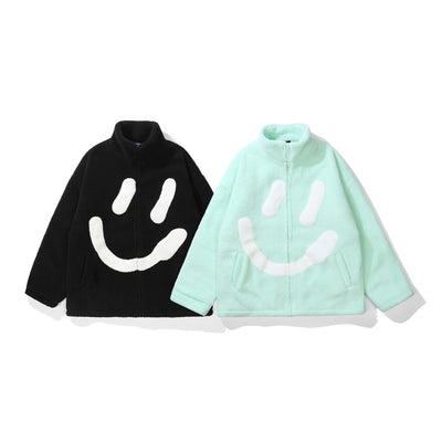 Chaqueta Acolchada Hombre Lana Cordero Gruesa Estilo Urbano Oversize