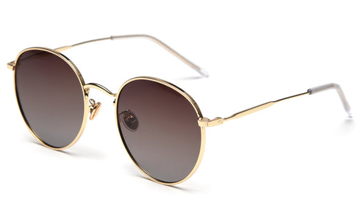 Gafas de Sol Redondas Polarizadas Retro para Mujer - Image 22