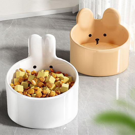 Juego de Comederos Cerámicos para Perros y Gatos - Tamaño Grande