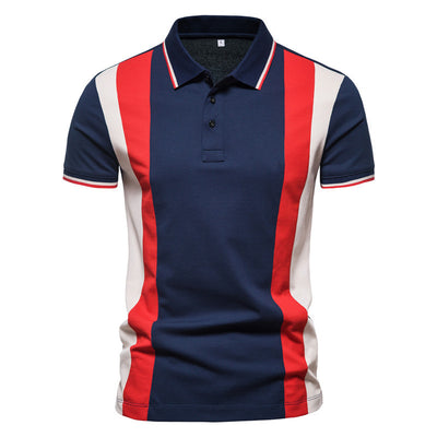 Polo Hombre con Rayas de Contraste y Costuras Decorativas - Image 16