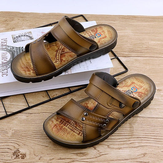 Sandalias Hombre Estilo Coreano Transpirables con Tecnología de Inyección de Aceite