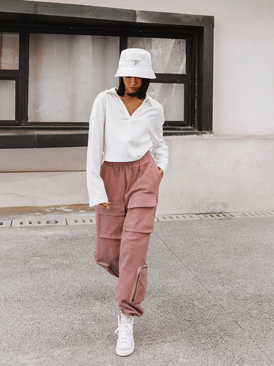 Pantalones Deportivos Holgados Reforzados para Mujer - Image 2