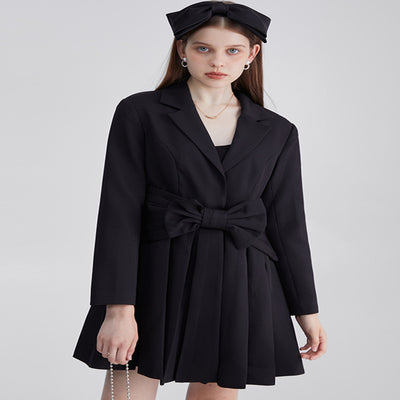 Vestido Negro Elegante Niña con Lazo Francés - Estilo Sofisticado - Image 9