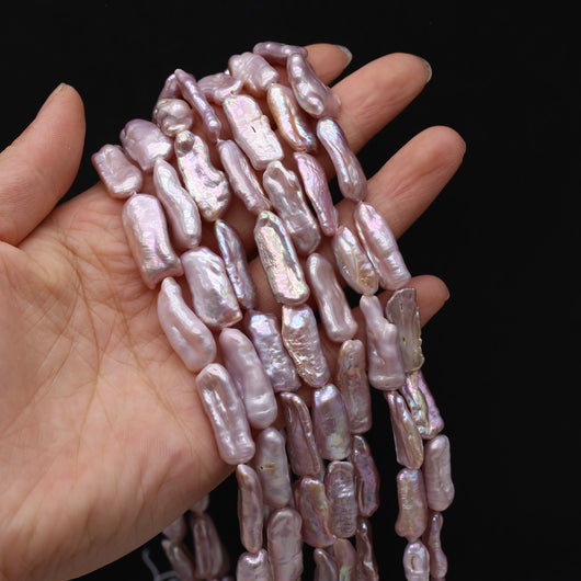 Cuentas de Perla Púrpura Brillante para Artesanías - Image 4