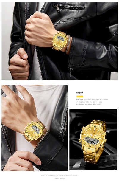 Reloj Luminoso para Hombre con Banda de Acero - Diseño Moderno y Elegante - Image 16