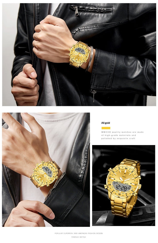 Reloj Luminoso para Hombre con Banda de Acero - Diseño Moderno y Elegante - Image 16