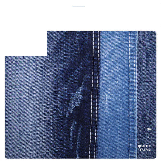 Tela Denim Casual Elastizada con Acabado Lavado - Image 3