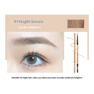 Lápiz de Cejas Ultra Fino Dorado Resistente al Desvanecimiento - Image 5