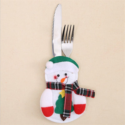 Porta Cubiertos Navideño Santa Claus para Decoración de Mesas - Image 6
