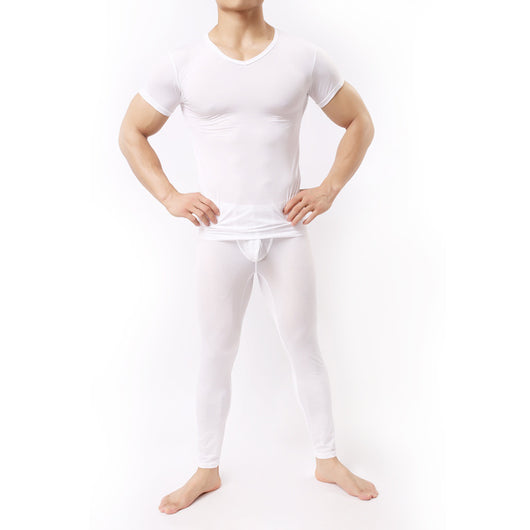 Camiseta Interior de Nylon Suave y Cómoda en Colores Sólidos - Image 3