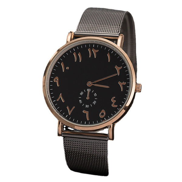 Reloj de Moda Unisex Impermeable con Correa de Aleación