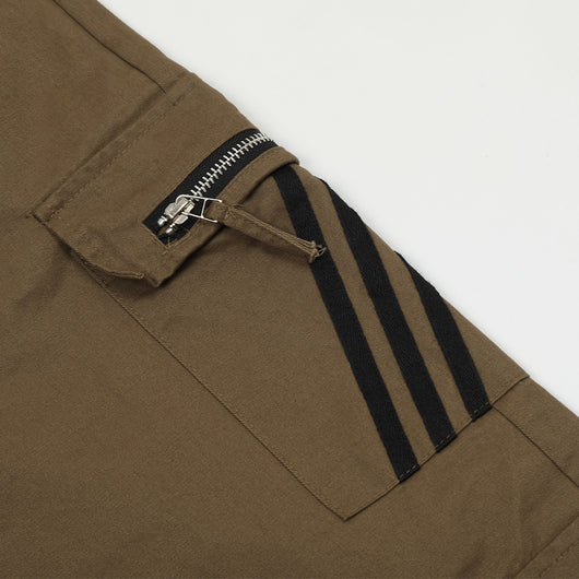 Pantalones Cargo Sueltos Multi-bolsillos Three Bars para Hombre - Image 4