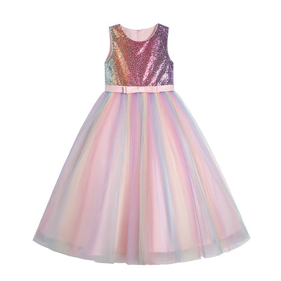 Vestido Largo de Niña para Presentaciones y Eventos Especiales - Image 5
