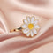 Yellow Flower Ring Adjustable Opening