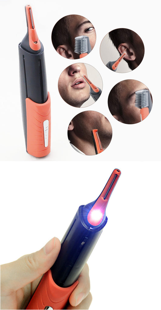 Afeitadora Doble Cabezal Profesional para Rostro, Cejas y Vello Nasal - Image 5