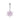 Stainless Steel Zircon Chrysanthemum Belly Ring Short