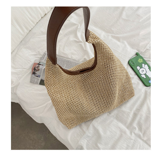 Bolso Tote Retro de Gran Capacidad - Versátil y Elegante - Image 2