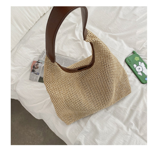 Bolso Tote Retro de Gran Capacidad - Versátil y Elegante
