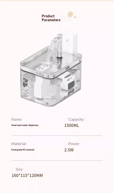 Fuente de Agua Inteligente para Gatos con Circulación Automática - Image 16