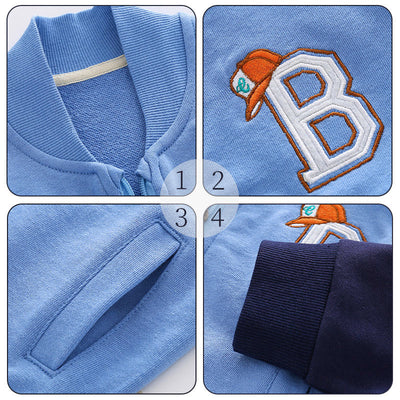 Chaqueta Infantil con Diseño de Dibujos Animados y Paneles Combinados - Image 8
