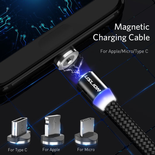 Cable Magnético Universal de Carga Rápida Tres en Uno - Image 3