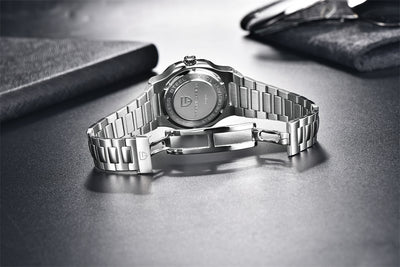 Reloj Automático de Acero Inoxidable Resistente al Agua - Diseño Barril - Image 30