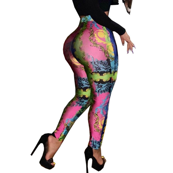 Pantalones Estampados Multicolor para Otoño e Invierno - Image 5