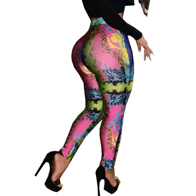 Pantalones Estampados Multicolor para Otoño e Invierno - Image 5