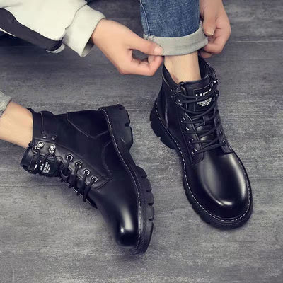 Botas Martin de Cuero para Hombre - Estilo Casual Versátil - Image 4