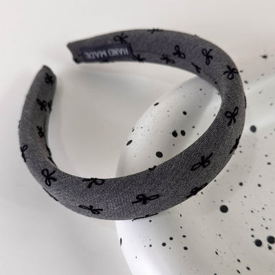 Diadema Tejida Retro Francesa con Lunares para Mujer - Image 5