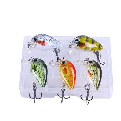 Set de 5 Señuelos de Pesca Mini Rock 1.5g - Colores Variados - Image 3