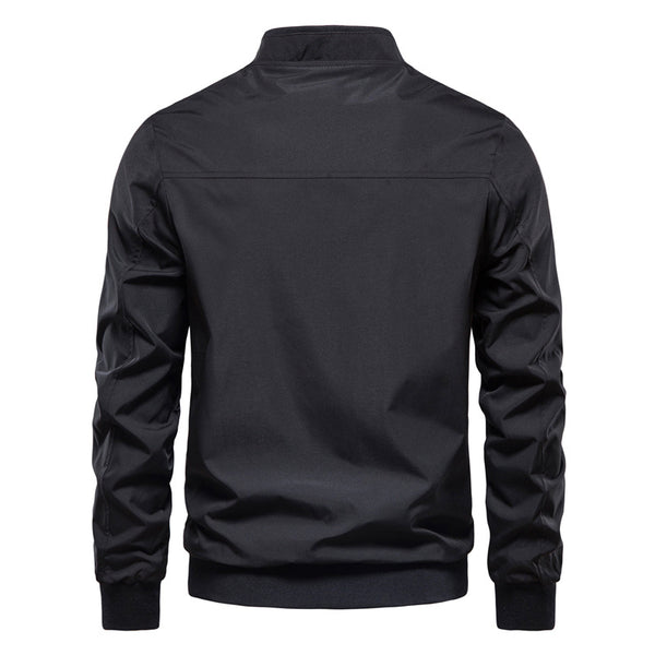 Chaqueta Casual Coreana para Hombre con Cuello Alzado Otoño