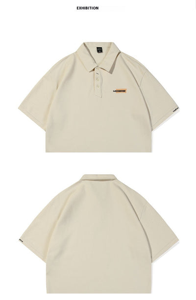 Polo Retro con Textura Bordada para Hombre - Image 16