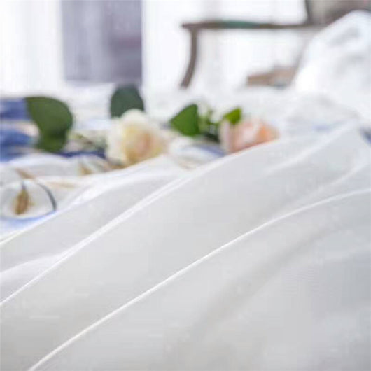 Juego de Cama Estampado Flores Años 60 - Funda Nórdica 4 Piezas Algodón - Image 2