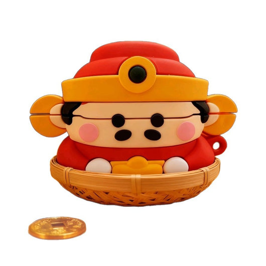 Funda para Audífonos Bluetooth Dios de la Prosperidad - Diseño Kawaii - Image 5