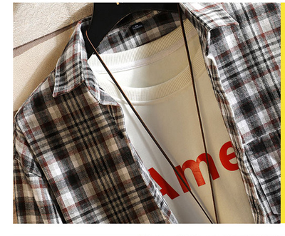 Camisa de Cuadros Manga Larga para Uniforme Escolar Niño - Image 17