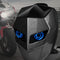 Casco Integral Motocicleta Sharingan Luminoso con Bluetooth Impermeable