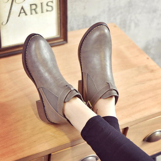 Botas Martin de Tacón Medio para Mujer - Estilo Británico Clásico - Image 7
