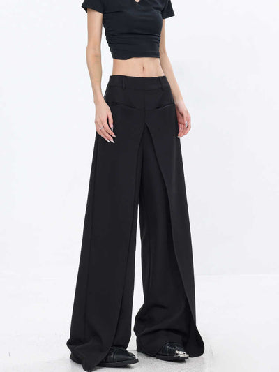 Pantalones Sueltos Negros Casuales para Mujer - Corte Recto - Image 6