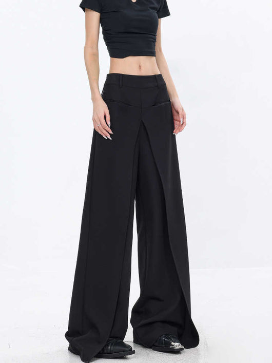 Pantalones Sueltos Negros Casuales para Mujer - Corte Recto - Image 6