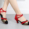 Zapatos de Danza Latina para Mujer - Suela Blanda y Flexible Todo Clima