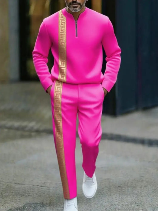 Conjunto Deportivo Casual con Polo Manga Larga y Pantalón - Image 12