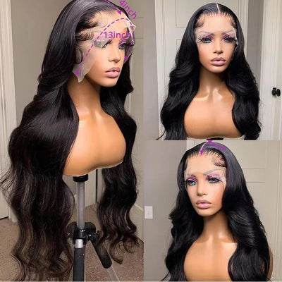 Peluca Frontal de Encaje Cabello Largo Ondas Grandes - Peluca Completa para Cualquier Tipo de Rostro - Image 4