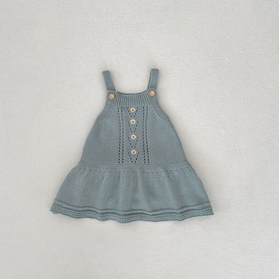 Conjunto de Abrigo Calado y Falda Tejida para Bebé - Image 6